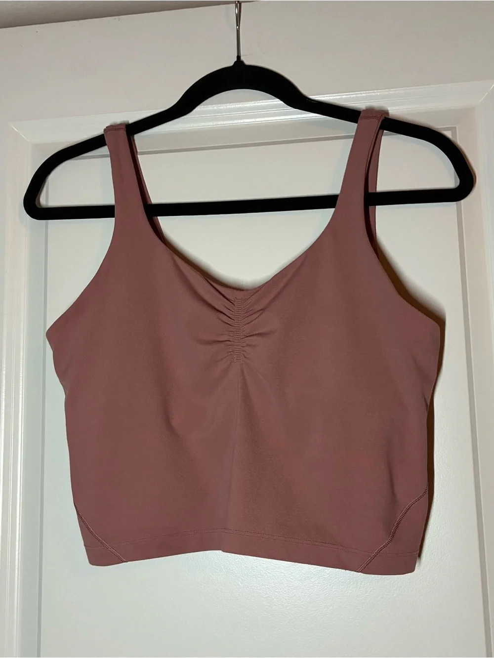 Lululemon Align Gathered-Front Tank Top in Spiced Chai Size 8